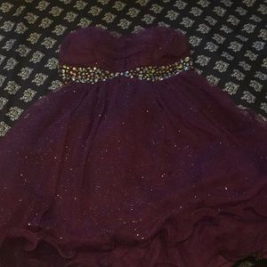 Purple homecoming/prom dress